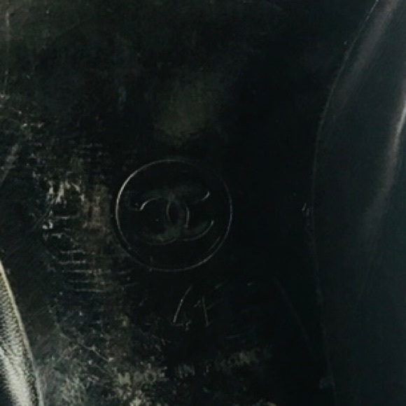 Chanel Black Ankle Boots Size 41 - Picture 6 of 7